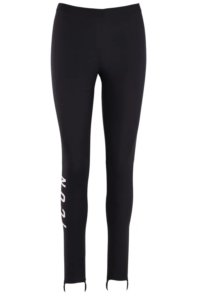 Leggins negros con logo 